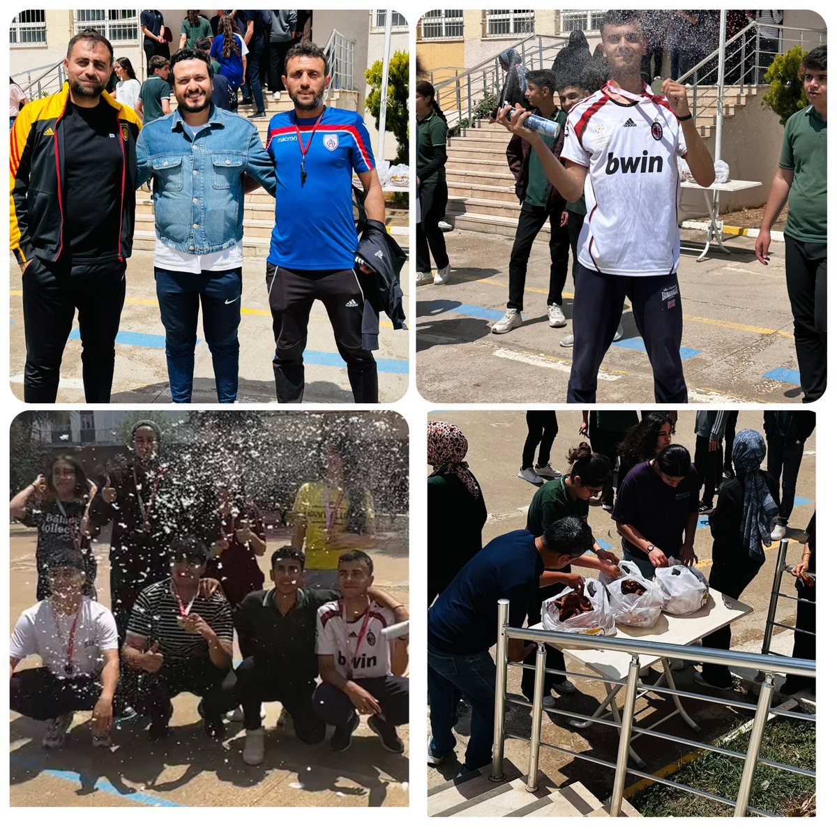 Okulumuzda düzenlenen voleybol turnuvasında kardeşlik ve dostluk kazandı. 9/B ve 11/A finalde mücadele etti. Madalyalar 11/A sınıfına verildi. Emeği geçen herkese teşekkür ederiz🏐
<a href="/tcmeb/">Millî Eğitim Bakanlığı</a> 
<a href="/Yusuf__Tekin/">Yusuf Tekin</a> 
<a href="/tuncay_akkoyun/">Tuncay Akkoyun</a> 
<a href="/ali_eyyupkoca/">Ali Eyyupkoca</a> 
<a href="/kzltepekymkmlk/">kızıltepe kaymakamlk</a> 
<a href="/SuleymnAKIN/">Süleyman AKIN🇹🇷</a> 
<a href="/akadirgms/">Abdulkadir Gümüş</a>