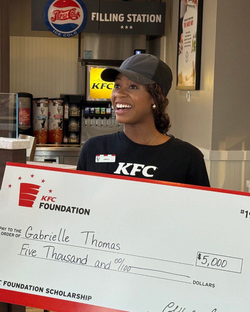 🎉✨ Drumroll, Please! ✨🎉

We're thrilled to share that $2.5 million in scholarships have been awarded, supporting over 430 <a href="/kfc/">KFC</a> restaurant employees pursue their educational dreams! 🎓

Learn more  👉 kfcfoundation.org/6765/