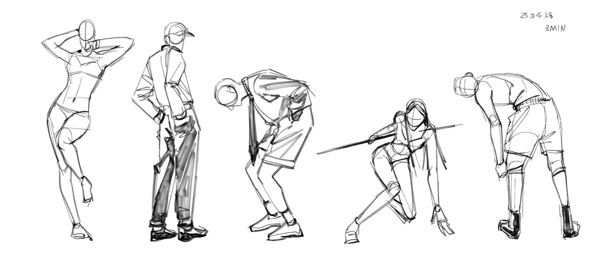 kock_study's tweet image. 오늘의 크로키 3분/5분