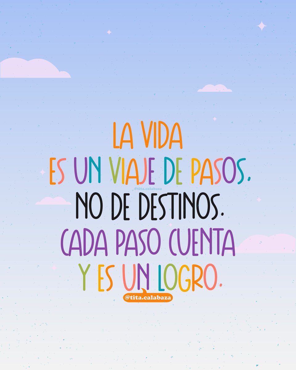 Avanzar, retroceder o simplemente descansar, son pasos importantes que nos pueden dar la oportunidad de aprender, crecer y de mejorar.
Haz que cada paso cuente y no olvides dejar tus huellas en el camino.

#undíaalavez #titacalabaza #reflexiones #inspiración #mindfulness
