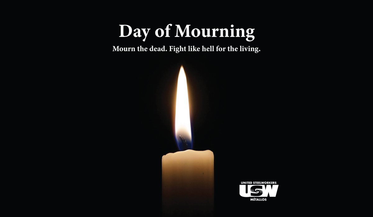 April 28 is Canada's National Day of Mourning. A day we honour lives lost in workplace tragedies, and commit to improving health and safety for all workers.