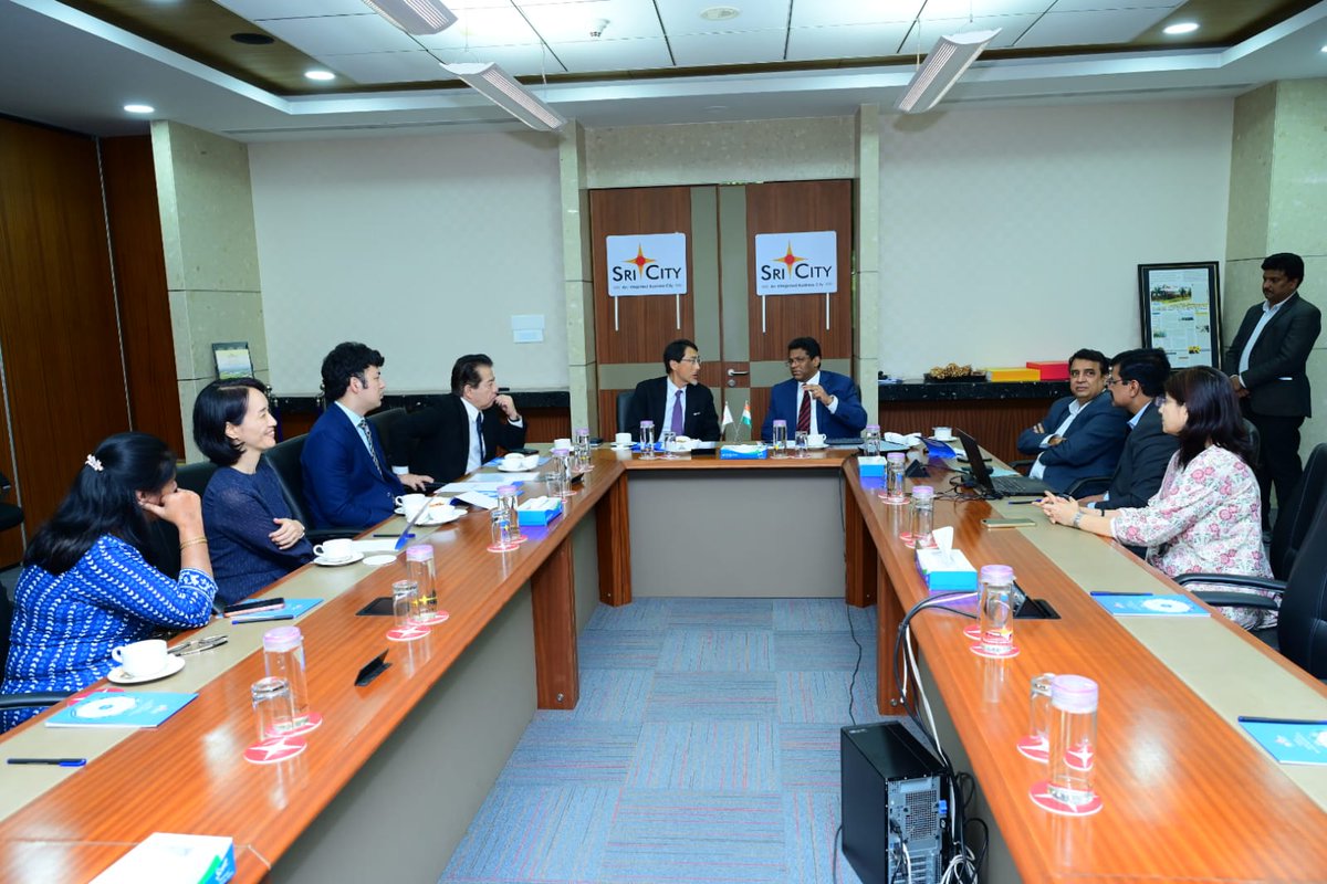 SriCity (@sri_city) on Twitter photo We were honoured to host <a href="/JapanAmbIndia/">ONO Keiichi, Ambassador of Japan</a> on his 1st visit to our Business City- India's 2nd largest Japanese Industrial Township (JIT). Accompanied by the Consul-General of Japan in Chennai, Mr. Muneo Takahashi, the Ambassador, received an insight into our deep rooted development We were honoured to host <a href="/JapanAmbIndia/">ONO Keiichi, Ambassador of Japan</a> on his 1st visit to our Business City- India's 2nd largest Japanese Industrial Township (JIT). Accompanied by the Consul-General of Japan in Chennai, Mr. Muneo Takahashi, the Ambassador, received an insight into our deep rooted development