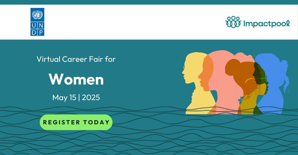 📢 Are you a mid-senior female professional seeking a career with global impact? 
🌍 Join the Virtual Career Fair for Women, to connect with recruiters from several international organizations. 
📆May 15, 2025 | 10:00 AM–4:00 PM CEST 
➡️ Register now: buff.ly/YXyG9f2