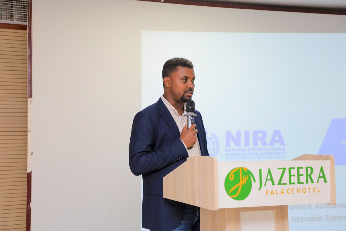 NIRASomalia's tweet photo. 1/3
Today, NIRA Deputy DG, @Abdirahman_Euro, inaugrated the NIRA National ID Verification System Integration Workshop with service providers and relying entities. 

#DPI #DataProtection #DigitalTransformation #Somalia https://t.co/xtvdKAori0