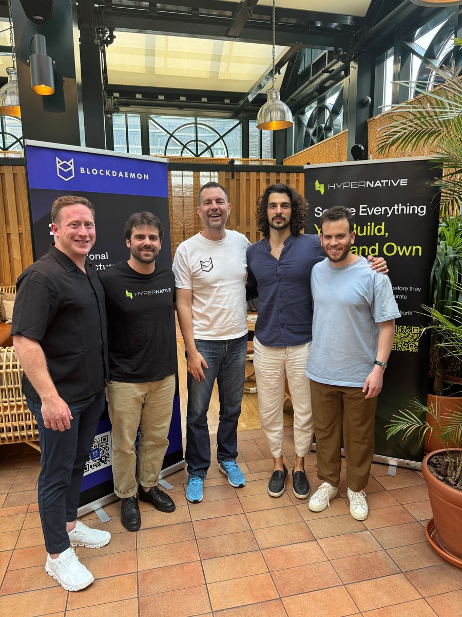 HypernativeLabs (@hypernativelabs) on Twitter photo Kicking off #token2049 in Dubai 🇦🇪
Big thanks to <a href="/BlockdaemonHQ/">Blockdaemon 😈</a> for collaborating on this event & to everyone who attended!
Nothing like being surrounded by likeminded people focused on building and shipping 🏫🚢 Kicking off #token2049 in Dubai 🇦🇪
Big thanks to <a href="/BlockdaemonHQ/">Blockdaemon 😈</a> for collaborating on this event & to everyone who attended!
Nothing like being surrounded by likeminded people focused on building and shipping 🏫🚢