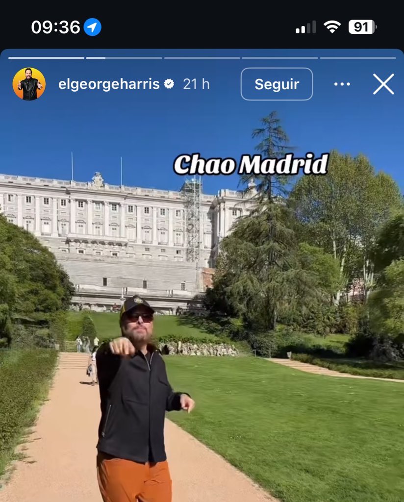 Justo estuvo George Harris ayer JAJAJAJA el wn fome anda cortando la luz en todos lados