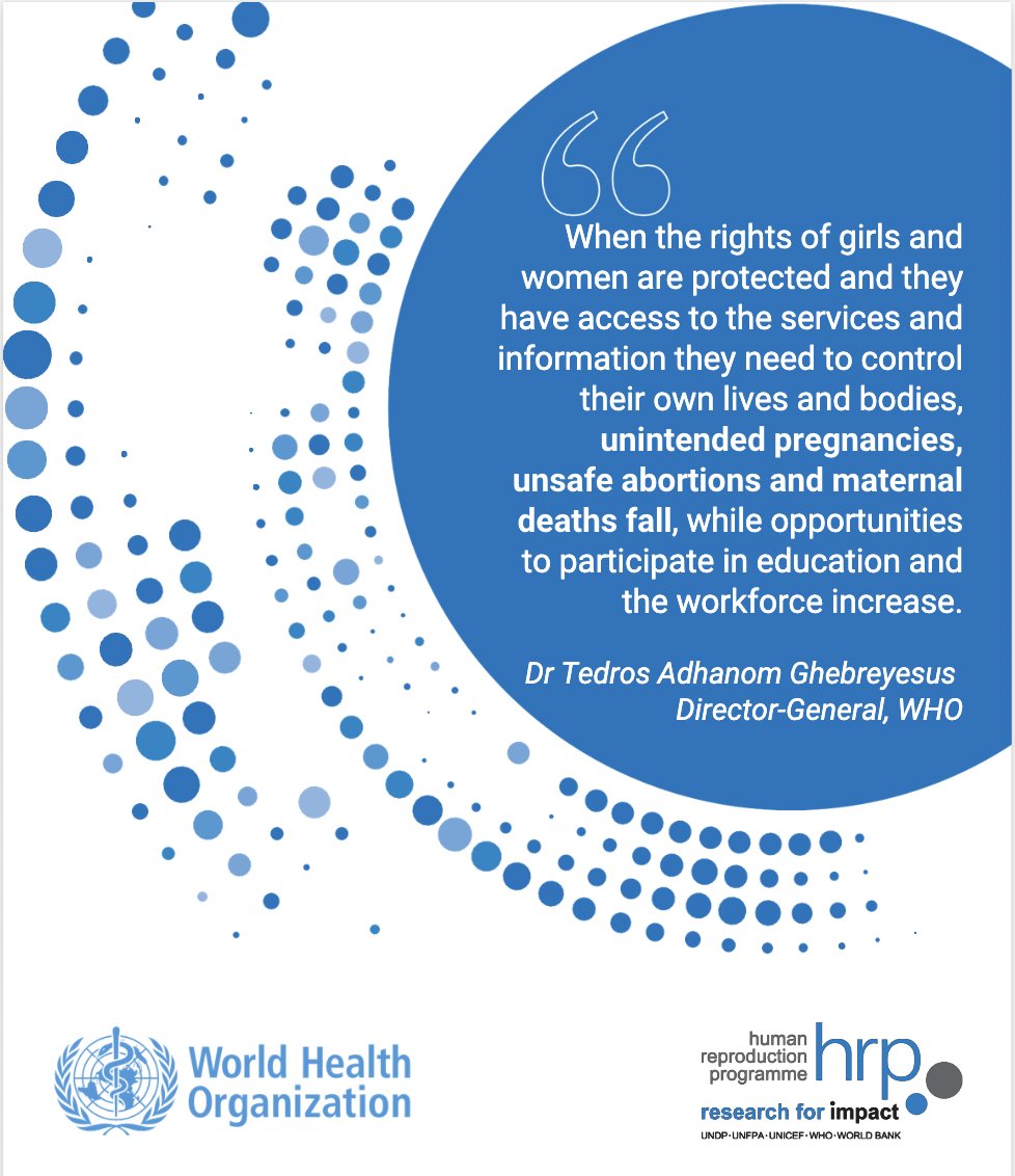 Dr. Tedros reminds us what’s at stake when women’s rights are upheld: fewer maternal deaths, more empowered futures.

The HRP Annual Report shows how HRP and partners are turning this vision into action.

📘 bit.ly/4cUgQKH