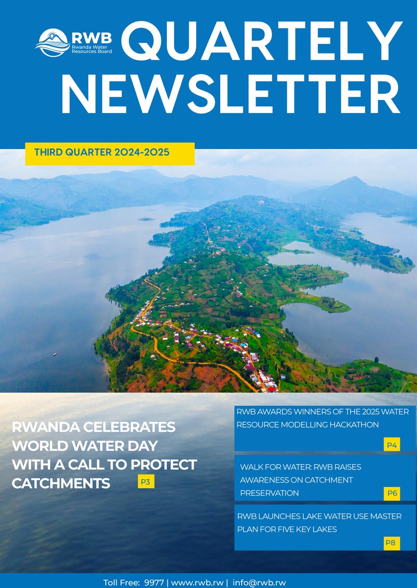 From celebrating World Water Day to launching the Lake Water Use Master Plan, explore key milestones in our latest Quarterly Newsletter.
📖 Read more here: bit.ly/433oz5P