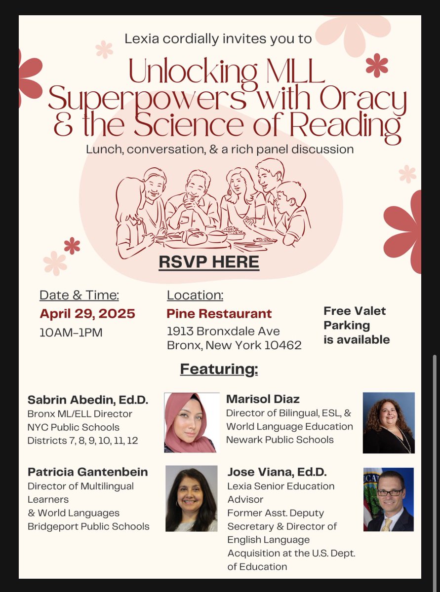 Dr. Sabrin Abedin (@drsabrinabedin) on Twitter photo Big things are happening here in the Bronx! TOMORROW—Come one, come ALL to learn and discuss what our MLs/ELLs need from us in order to become great readers and writers!
docs.google.com/forms/d/e/1FAI…
<a href="/JVianaEdD/">José A. Viana</a> <a href="/Csd7Bx/">District 7</a> <a href="/D8Connect/">D8Connect</a> <a href="/CSD9Bronx/">NYCDistrict9</a> <a href="/CSD10Bronx/">CSD10</a> <a href="/District11BX/">NYC District 11Community School District</a> <a href="/D12SupRosado/">District12Bronx</a> Big things are happening here in the Bronx! TOMORROW—Come one, come ALL to learn and discuss what our MLs/ELLs need from us in order to become great readers and writers!
docs.google.com/forms/d/e/1FAI…
<a href="/JVianaEdD/">José A. Viana</a> <a href="/Csd7Bx/">District 7</a> <a href="/D8Connect/">D8Connect</a> <a href="/CSD9Bronx/">NYCDistrict9</a> <a href="/CSD10Bronx/">CSD10</a> <a href="/District11BX/">NYC District 11Community School District</a> <a href="/D12SupRosado/">District12Bronx</a>