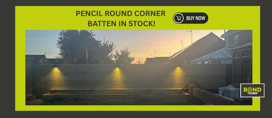 New Product Now in Stock!
Upgrade your outdoor projects with our Eased Four Corners Tanalised Batten, now available.
✅ Perfect for fence cladding and landscaping
✅ Eased &amp; smooth finish – 25x50x4800mm
✅ Premium 5th Red PAR with 4 round corners
✅ UC3 Treated for durability