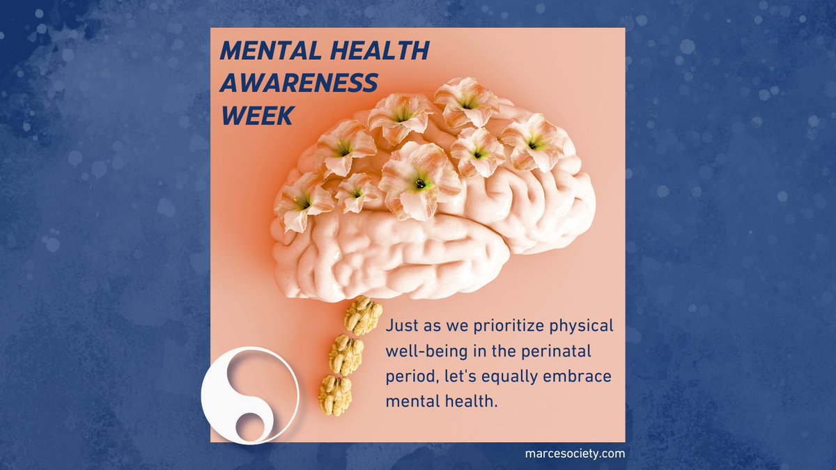 It's Mental Health Awareness Week, and The Marce Society is dedicated to fostering a greater understanding of mental well-being in perinatal health. Let's work together to humanize the emotional demands of this significant life stage and ensure everyone feels supported.