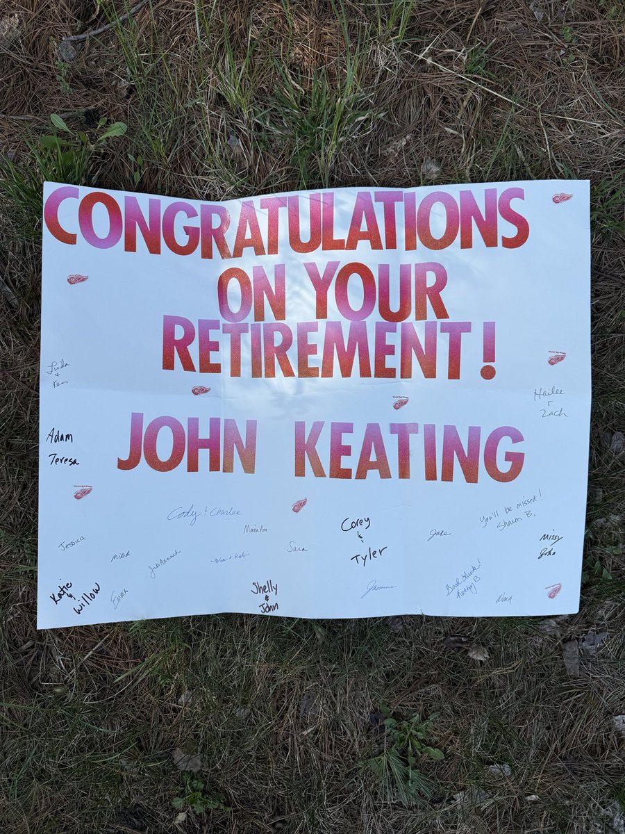 This was just shared with me.  A sign found, which was held up behind us during our last broadcast.  It means a ton that someone took the time to do this. Thanks!