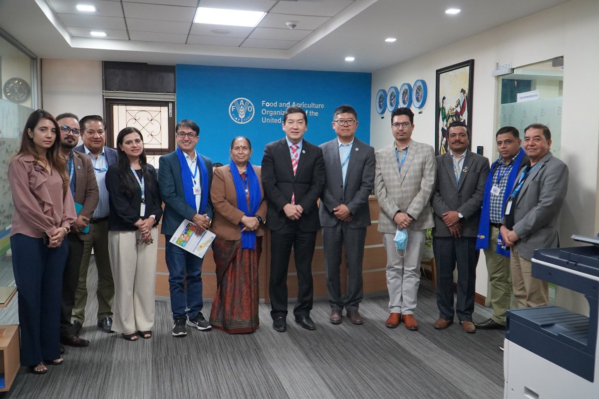 FAO in Nepal (@faonepal) on Twitter photo FAOR for 🇧🇹🇳🇵 <a href="/kenshimizu_fao/">Ken Shimizu</a> and Prof. Dr. Sharada Thapaliya, VC of #AFU, convened a review meeting to evaluate progress under the FAO-AFU MoU. and discussed on mobilizing institutional capacities to enhance agricultural productivity, strengthen rural livelihoods in Nepal. FAOR for 🇧🇹🇳🇵 <a href="/kenshimizu_fao/">Ken Shimizu</a> and Prof. Dr. Sharada Thapaliya, VC of #AFU, convened a review meeting to evaluate progress under the FAO-AFU MoU. and discussed on mobilizing institutional capacities to enhance agricultural productivity, strengthen rural livelihoods in Nepal.