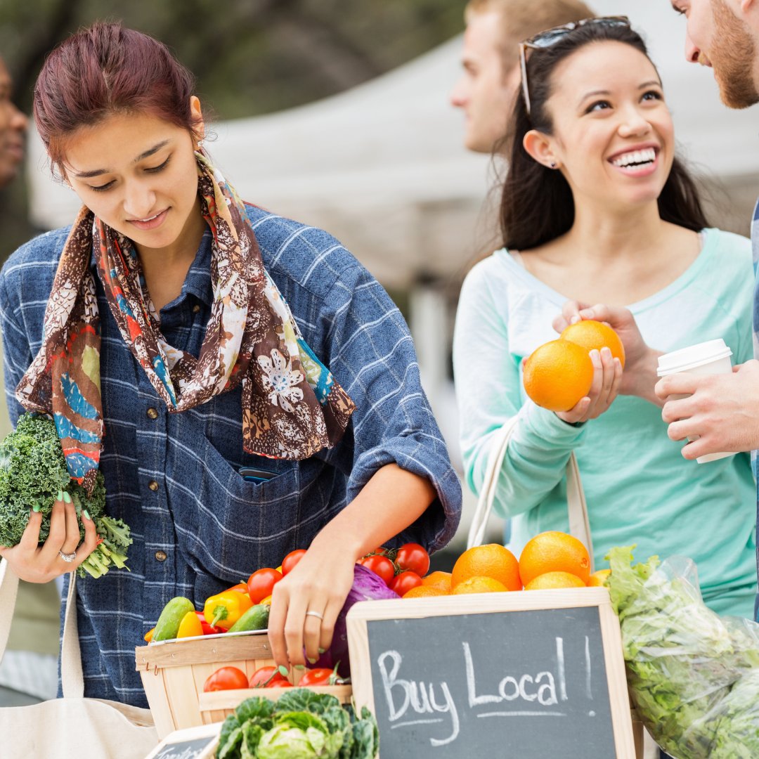 Why go to a farmers market? We’re glad you asked! You can support local farmers, enjoy fresh, seasonal produce, and find unique, handmade goods all in one place! Plus, it's a fun way to connect with your community and enjoy a lively atmosphere.