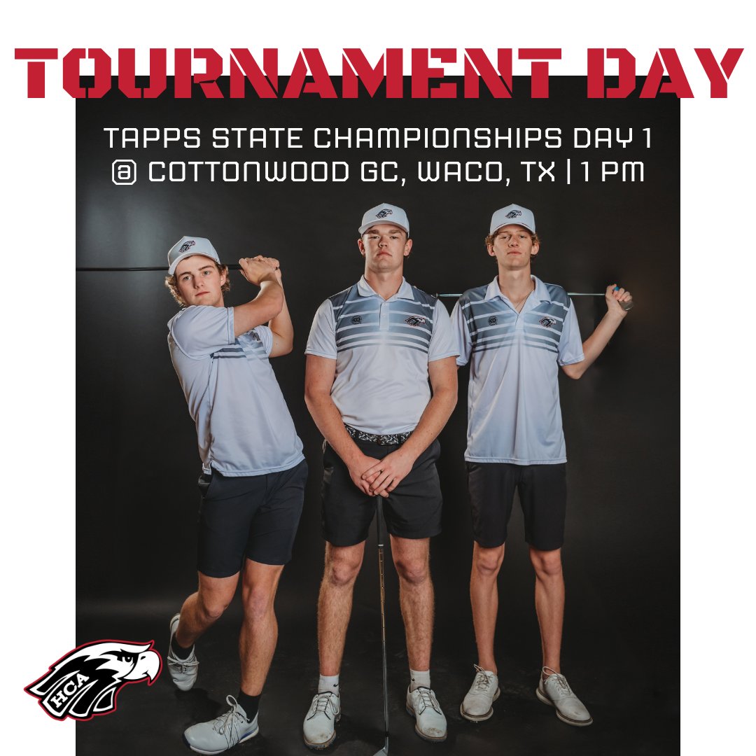 DAY 1 AT STATE! ⛳🦅
#HCAEagleNation #HCAleads #RockwallTX #TAPPSGolf