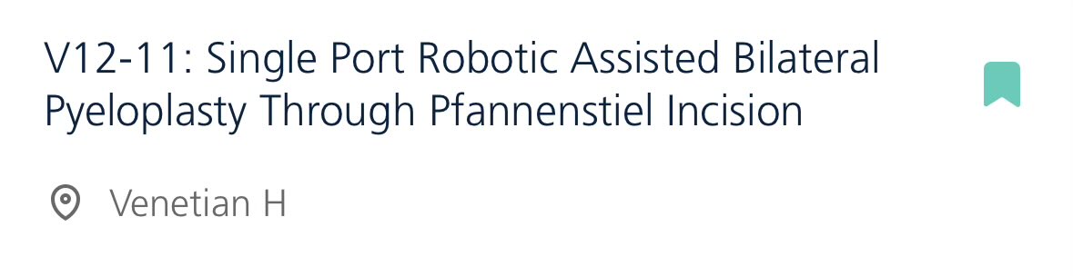 Mutahar Ahmed (@roboticsurology) on Twitter photo Happening soon 730am -9am. Check out novel way of tackling bilateral UPJ obstruction using SP robotic system with most minimal approach. #AUA2025. <a href="/AmerUrological/">Amer. Urol. Assn.</a> <a href="/SocietySURS/">Society of Urologic Robotic Surgeons (SURS)</a>. Happening soon 730am -9am. Check out novel way of tackling bilateral UPJ obstruction using SP robotic system with most minimal approach. #AUA2025. <a href="/AmerUrological/">Amer. Urol. Assn.</a> <a href="/SocietySURS/">Society of Urologic Robotic Surgeons (SURS)</a>.