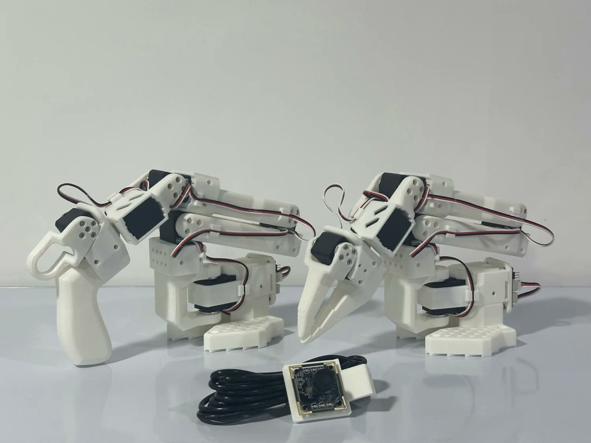 clem 🤗 (@clementdelangue) on Twitter photo Super excited to introduce SO-101 today from <a href="/huggingface/">Hugging Face</a>, in collaboration with <a href="/therobotstudio/">Rob Knight</a>, Wowrobo, Seeedstudio & Partabot.
Building on top of the insanely successful SO-100 (the most popular robot arms ever?), SO-101 are the first robot arms any AI builder should buy. Super excited to introduce SO-101 today from <a href="/huggingface/">Hugging Face</a>, in collaboration with <a href="/therobotstudio/">Rob Knight</a>, Wowrobo, Seeedstudio & Partabot.
Building on top of the insanely successful SO-100 (the most popular robot arms ever?), SO-101 are the first robot arms any AI builder should buy.