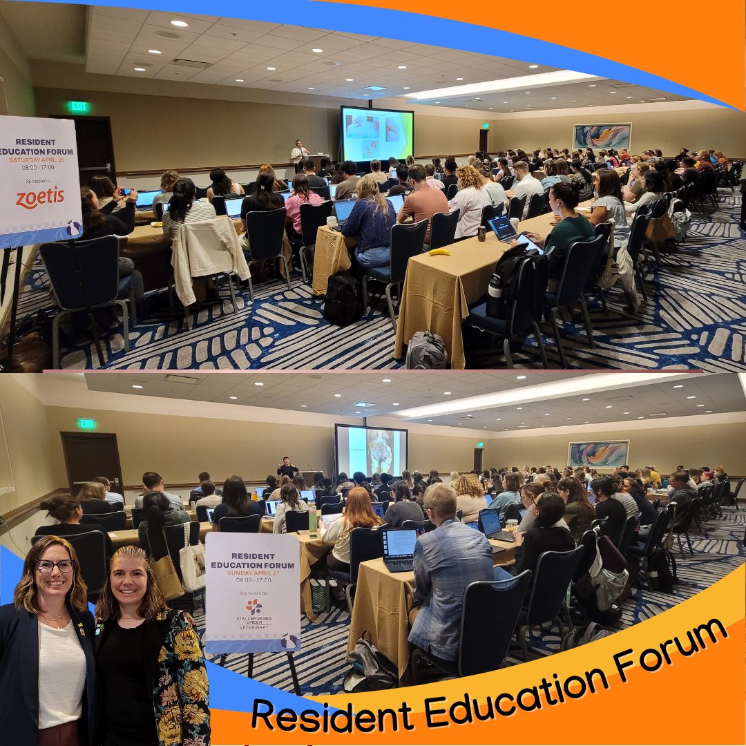Resident Education Forum is a 2-day educational event where ACVD residents learn from diverse lecturers about dermatology topics. We're delighted to have overflowing attendance this year, and truly thank both our sponsors for making this event possible! #Zoetis #StallergenesGreer