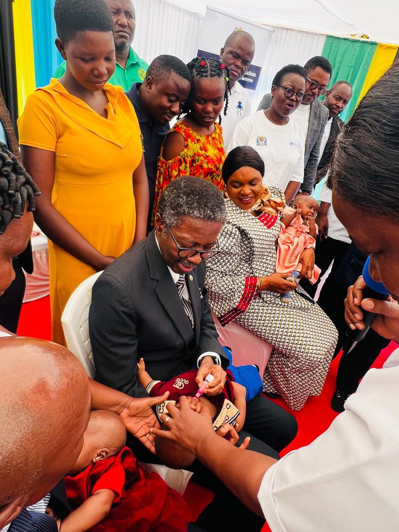 WHO Tanzania (@who_tanzania) on Twitter photo As #AfricaVaccinationWeek2025 continues to gain momentum, Tanzania is taking significant steps to protect its future.
As part of the commemoration, Tanzania’s Minister of Health, Hon. Jenista Mhagama and <a href="/WHO_Tanzania/">WHO Tanzania</a> Representative, Dr. <a href="/sagoe_moses/">Dr Charles Sagoe-Moses</a>, joined the administering As #AfricaVaccinationWeek2025 continues to gain momentum, Tanzania is taking significant steps to protect its future.
As part of the commemoration, Tanzania’s Minister of Health, Hon. Jenista Mhagama and <a href="/WHO_Tanzania/">WHO Tanzania</a> Representative, Dr. <a href="/sagoe_moses/">Dr Charles Sagoe-Moses</a>, joined the administering