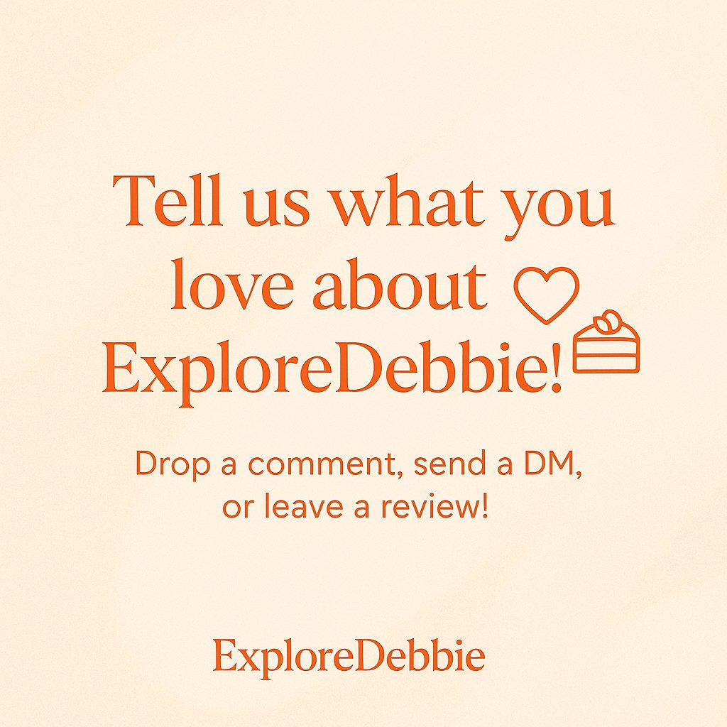 ExploreDebbie PH๐ณ๐ฌ (@exploredebbie) on Twitter photo We love hearing from YOU!
If you've ever ordered from <a href="/ExploreDebbie/">P.H - Cake | Small Chops | FoodTray | Gifts & more</a>; cakes, small chops, gifts, or decorations โ we'd love your feedback.
Tell us: What did you love? What would you love even more?
Drop a comment, send us a DM, or leave a review! We love hearing from YOU!
If you've ever ordered from <a href="/ExploreDebbie/">P.H - Cake | Small Chops | FoodTray | Gifts & more</a>; cakes, small chops, gifts, or decorations โ we'd love your feedback.
Tell us: What did you love? What would you love even more?
Drop a comment, send us a DM, or leave a review!