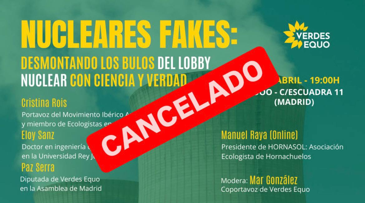 PartidoVerde_es's tweet image. ‼️ Cancelado. Por motivos ajenos a nuestra voluntad, aplazamos el debate previsto para esta tarde en @Ecooo_. Sentimos las molestias. Os comunicaremos la nueva fecha.