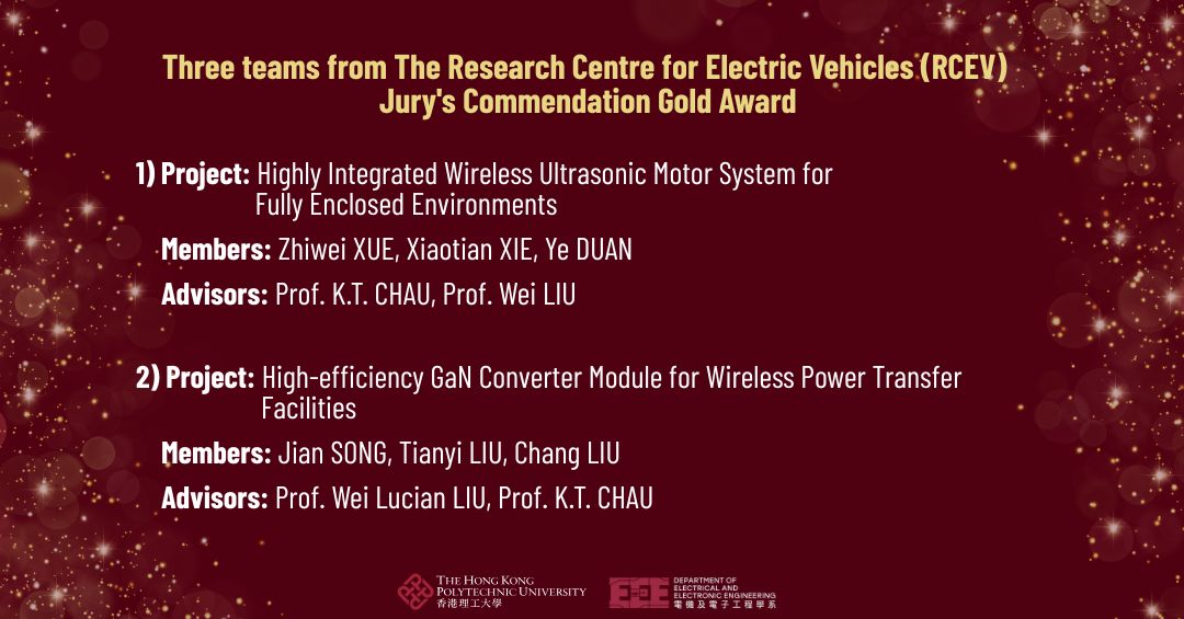 HKPolyUEEE's tweet photo. The Geneva International Exhibition of Inventions is a prestigious annual event showcasing global innovations. This year, over 1,000 projects from nearly 40 countries were displayed. EEE proudly won 5 awards🏆, making us the department with the most Gold awards at PolyU! 🥳 https://t.co/hnucUbjLiv