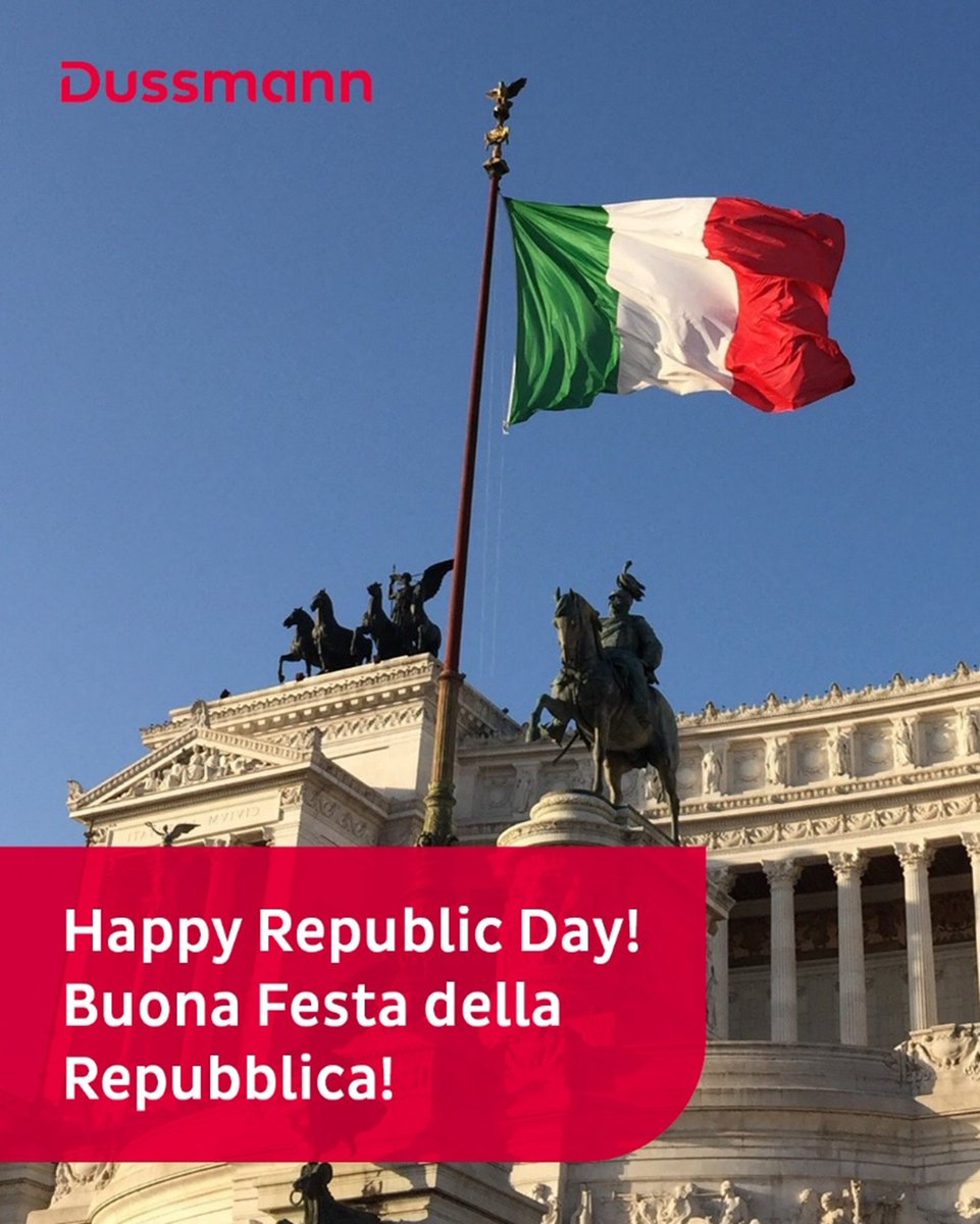 Buona Festa della Repubblica, Dussmann #Italy! Celebrating Italy’s national day on June 2nd and sending best wishes to all our Italian colleagues! #FestaDellaRepubblica
