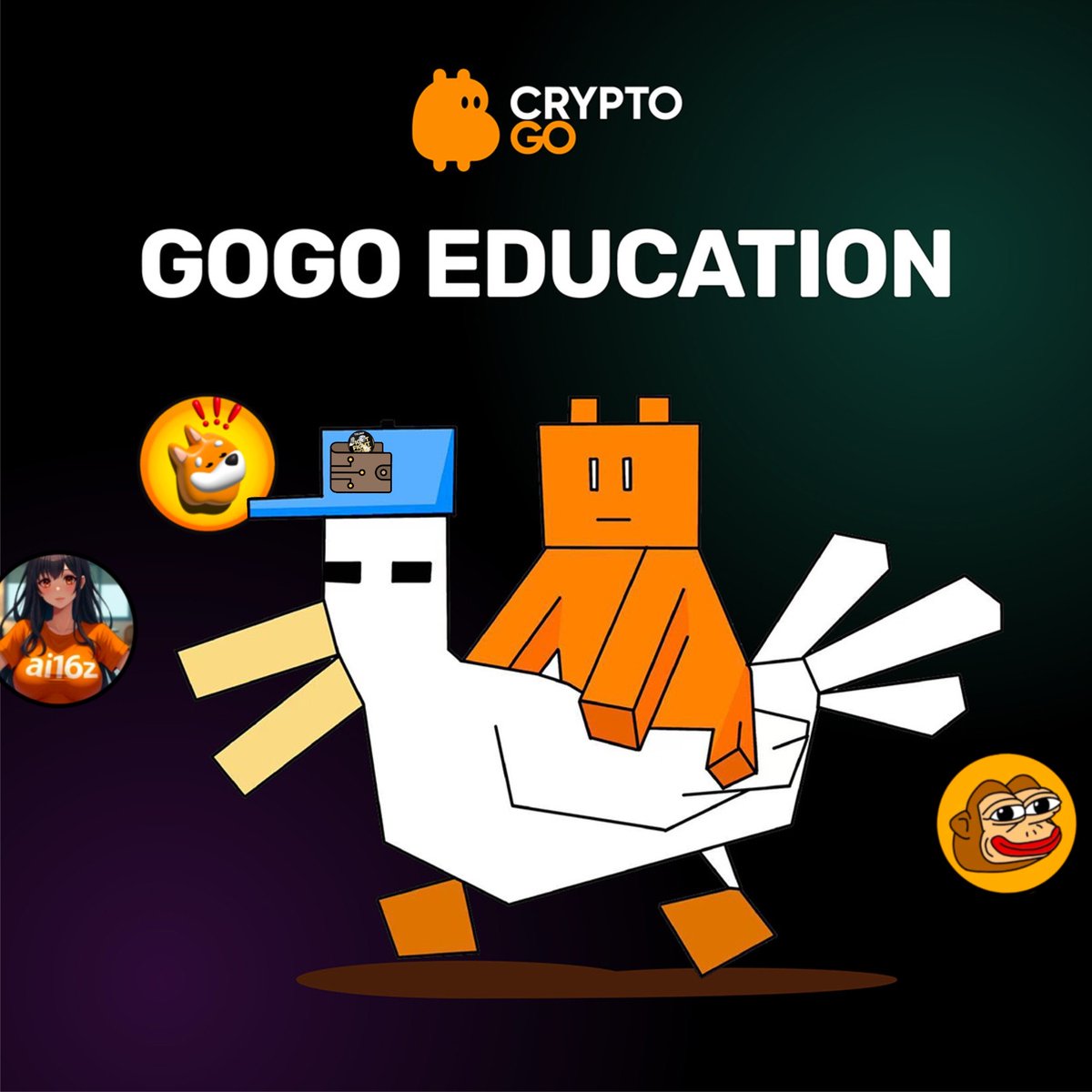 GOGO EDUCATION: by Degens, for crypto beginners:

Q: CMT 3 crypto wallets you'd recommend to beginners!

Most helpful answers win.
5 winners = 5U each!
48 hours only - let's go!
#Giveaway #Airdrop