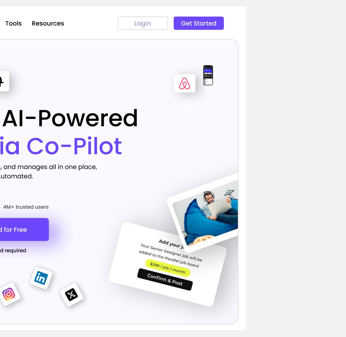 designedby_nath's tweet image. Day 9/30 of #30DaysOfUI: Designing an AI Website Hero.
#AIWebsite #HeroDesign #UIUX #ArtificialIntelligence #WebDesign