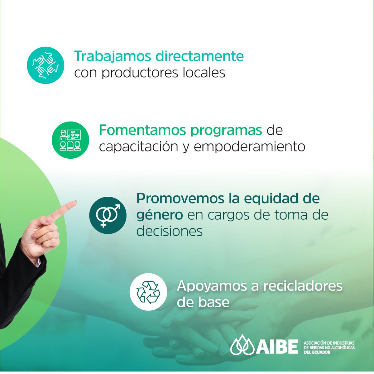 🤝 Nuestros afiliados creen en una industria con propósito. Por eso, la responsabilidad social y empresarial están en el centro de cada acción.​

Porque incluir es crecer. Porque cuando sumamos, impactamos.​

#InclusiónConPropósito #IndustriaConValores  #EquidadDeGénero