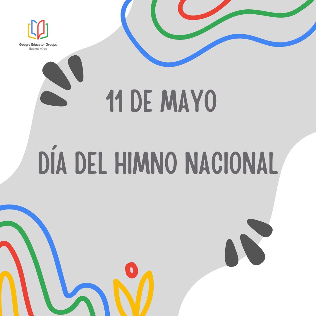 GEG Buenos Aires (@gegbuenosaires) on Twitter photo ¡Cantemos a viva voz nuestro himno! ¿Qué actividades realizás para enseñar el himno nacional a tus estudiantes?
#DíaDelHimnoNacional #EducaciónMusical <a href="/Google/">Google</a>forEducation #GEGprogram <a href="/GEGHispano/">GEG Hispanoamérica</a>america @globalgeg <a href="/GoogleForEdu/">Google for Education</a> <a href="/GegProgram/">Google Educator Groups</a> @geghispano <a href="/GlobalGEG/">Global GEG</a> @Google ¡Cantemos a viva voz nuestro himno! ¿Qué actividades realizás para enseñar el himno nacional a tus estudiantes?
#DíaDelHimnoNacional #EducaciónMusical <a href="/Google/">Google</a>forEducation #GEGprogram <a href="/GEGHispano/">GEG Hispanoamérica</a>america @globalgeg <a href="/GoogleForEdu/">Google for Education</a> <a href="/GegProgram/">Google Educator Groups</a> @geghispano <a href="/GlobalGEG/">Global GEG</a> @Google