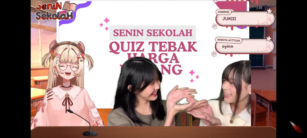 agsrdangrhh's tweet photo. Seru & lucu bgtt 2 anak gemes ini @Lily_JKT48 @M_OlineJKT48 ๐๐ซถ๐ฝ walaupun ketinggalan stream :) #GGHillary #GOline https://t.co/maqJzTEOi9