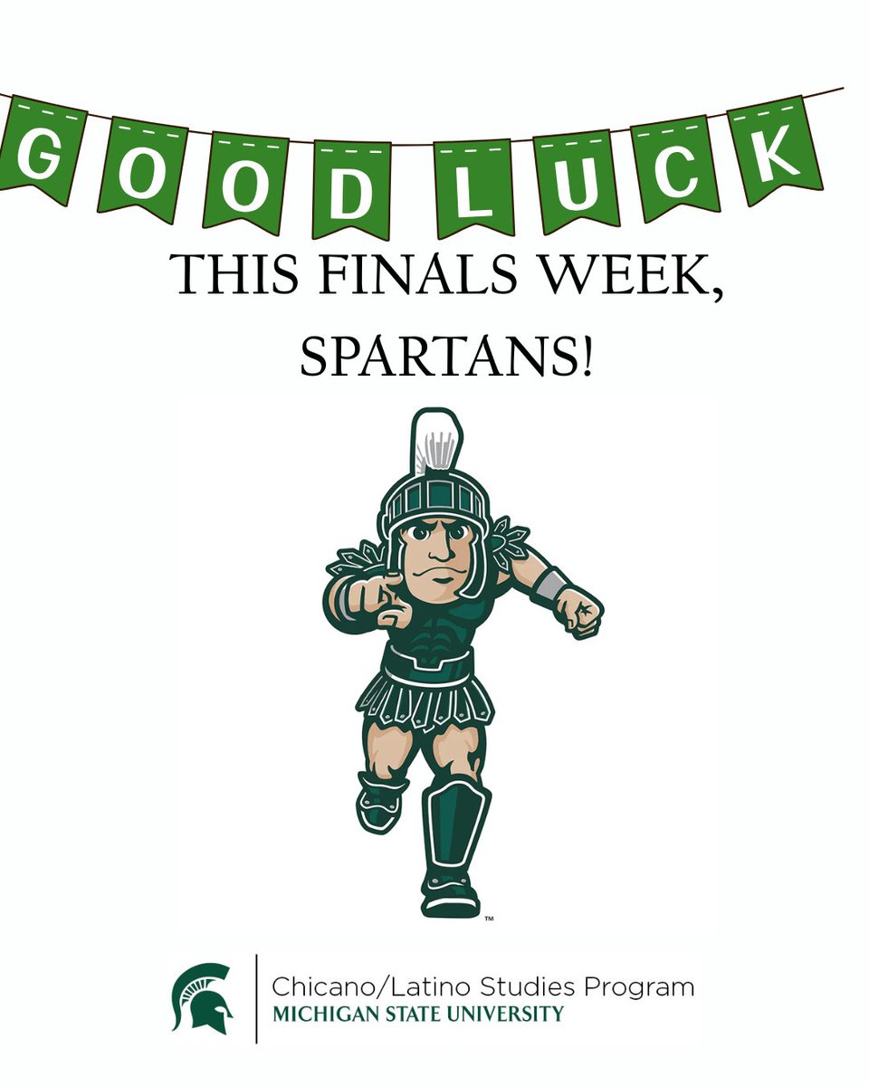 CLSatMSU's tweet image. CLS students, it is finally here! You've worked so hard all semester and year and you are almost done. We wish you the very best luck on your finals but know you've got this!