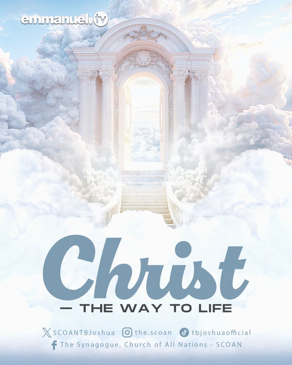 SCOANTBJoshua's tweet image. CHRIST—THE WAY TO LIFE

John 14:6 says, “Jesus said to him, ‘I am the way, the truth, and the life. No one comes to the Father except through Me.’”

In a world filled with confusion, brokenness and uncertainty, many are searching for purpose, peace and a reason to live. But Jesus…