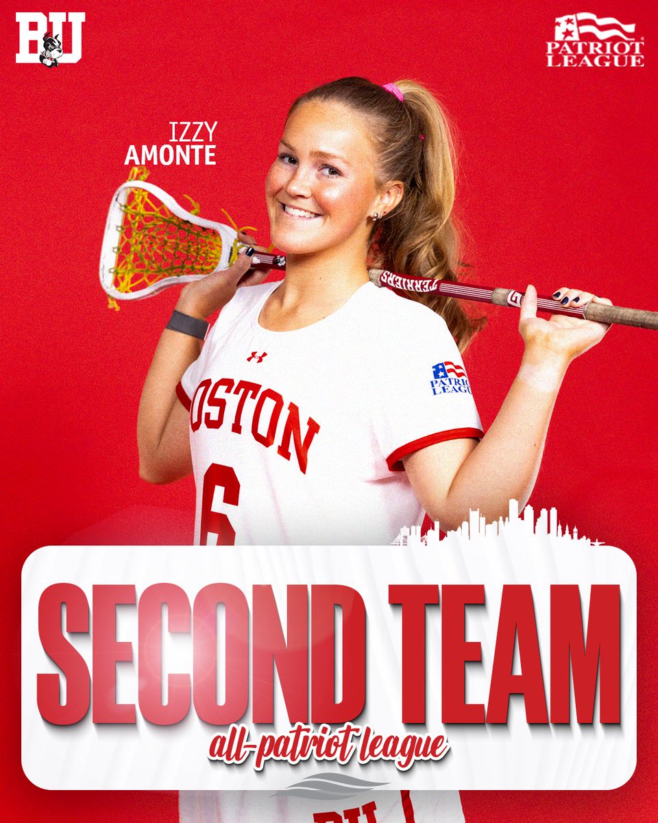 BU Women's Lacrosse (@terrierlacrosse) on Twitter photo Have we mentioned how good Izzy Amonte is?
Congrats on your Second Team All-<a href="/PatriotLeague/">Patriot League</a> honor, Izzy!
#GoBU Have we mentioned how good Izzy Amonte is?
Congrats on your Second Team All-<a href="/PatriotLeague/">Patriot League</a> honor, Izzy!
#GoBU