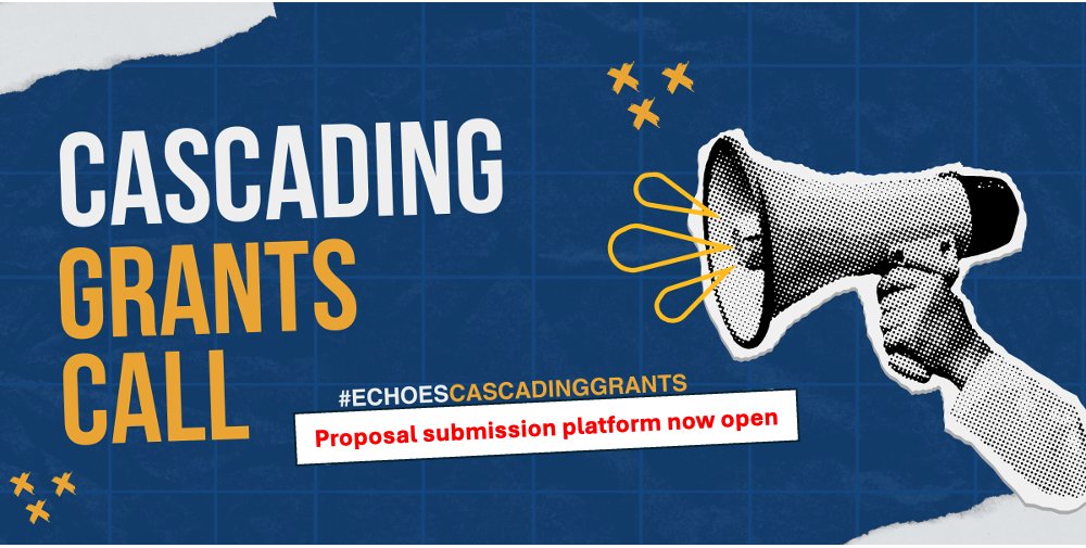 ARIADNE_RI's tweet image. The ECHOES platform is now open for applicants to submit their proposals for Call No. 1 of the Cascading Grants programme: echoes-opencall.fundingbox.com
The deadline for proposals for data contributions to the Cultural Heritage Cloud is 23:59 CEST on 15 May 2025.
#EchoesEccch