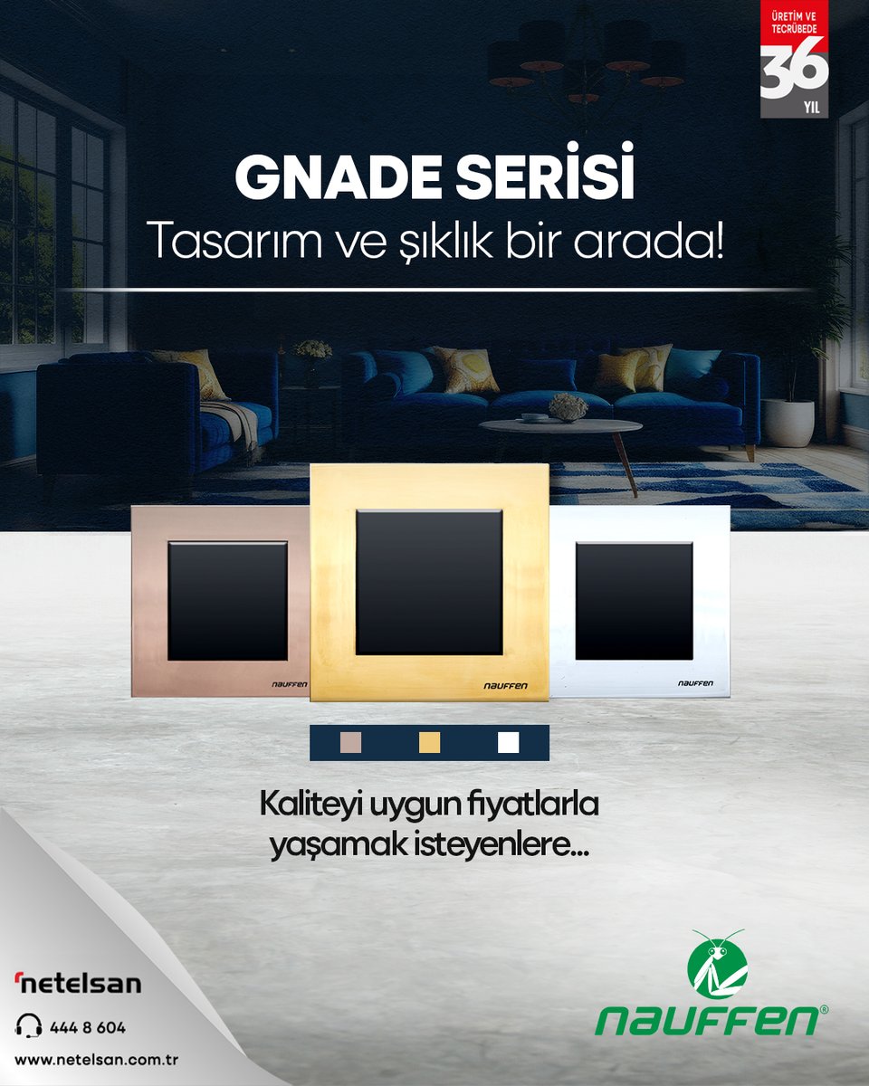 netelsanTR's tweet image. Kaliteyi uygun fiyatlarla yaşamak isteyenleri, Nauffen Anahtar Priz Serileriyle buluşturuyoruz.

Detaylı Bilgi İçin: 444 8 604
nauffen.com

#anahtarpriz #mimar #içmimar #mühendis #müteahhit #inşaatmühendisi #elektrikmühendisi #kontrolör #elektrikmühendisi #mütahitler