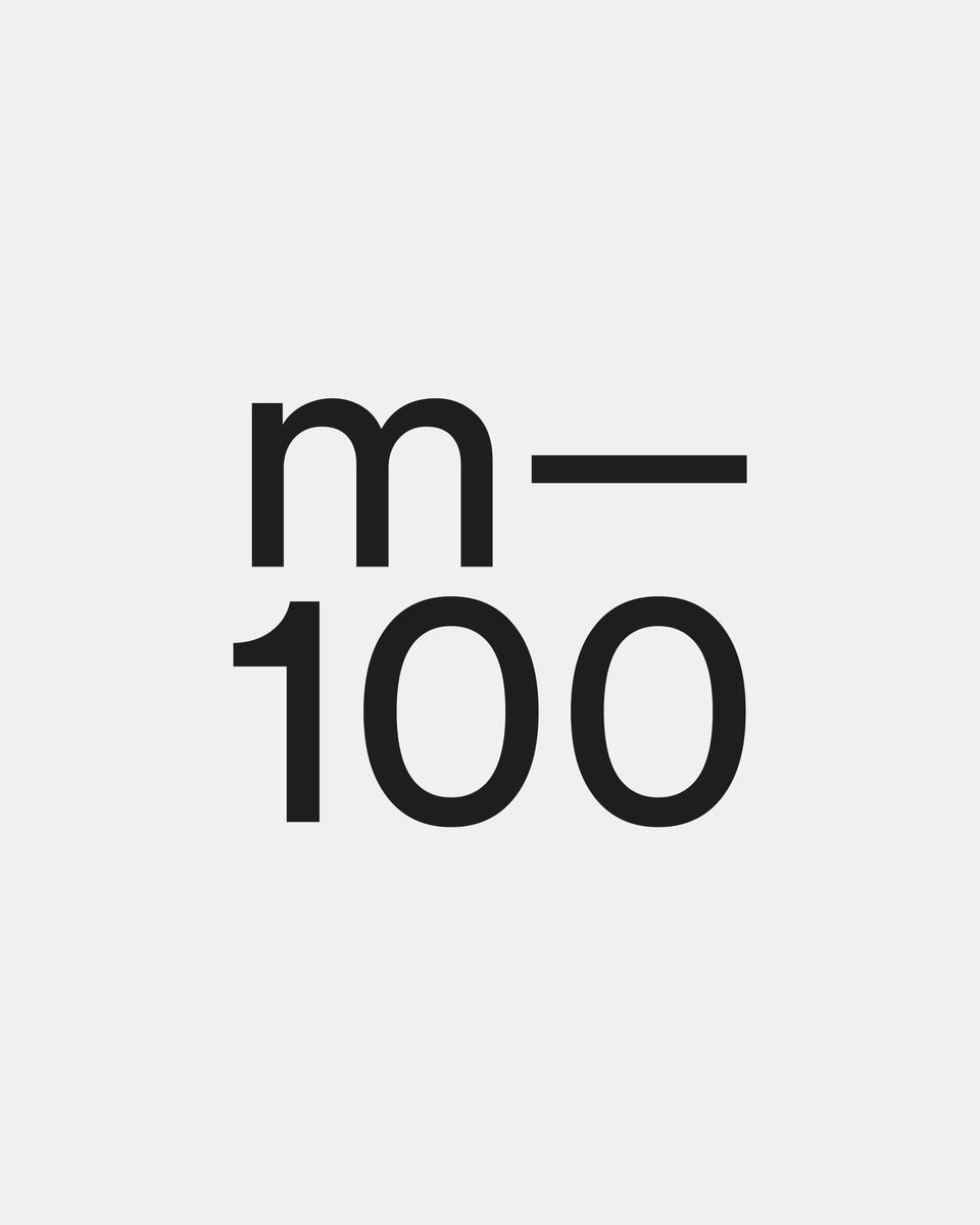 m –
100