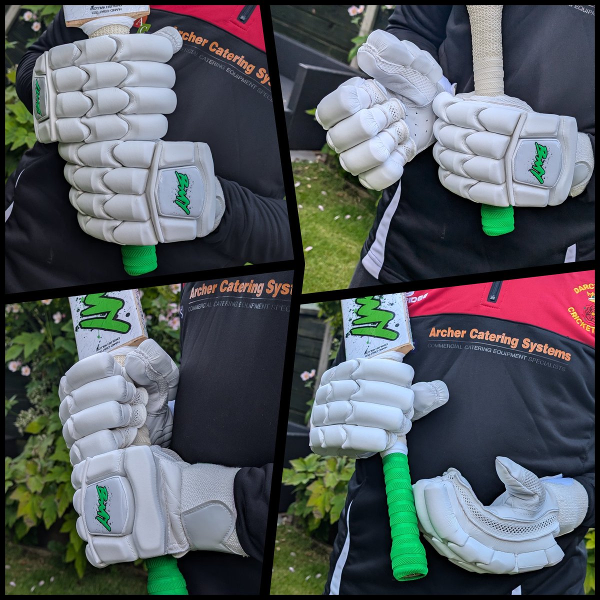 LEFT HANDER SPECIAL!

Only LH gear left in stock now.

Gloves £30
2 x Gloves £50
Pads £60
Pads &amp; Gloves £80
Pads &amp; 2 x Gloves £100
Pads, Gloves &amp; Bag £130
Pads, 2 x Gloves &amp; Bag £150

Talk to me if you need a bat!