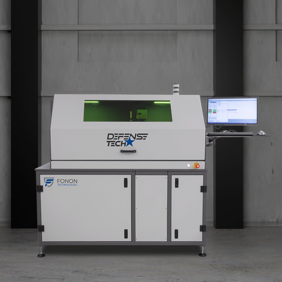 Our new DTWP-6010 laser wire processing system is a fully automatic system that can strip, mark and cut wires!
✅ CDRH Class I laser system
✅ Includes a fume extraction system
✅ Safety interlocks &amp; laser-safe window
#WireProcessing #MRO #Military #FononTechnologies #DefenseTech
