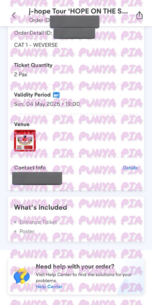 pidud's tweet image. [Help RT] Hi Guys, aku wts tiket JHope #HOPE_ON_THE_STAGE_TOUR di Jakarta tgl 3 &amp;amp; 4 Mei. Harga nego ya. Aku jual  ❗️Underprice ❗️
Secured fr Weverse
🐿️ Day 1 Cat 2 (J4-29) 2tix
🐿️ Day 2 Cat 1 (M2-15) 1tix
Boleh DM/reply. Thanks💜
#HOPE_ON_THE_STAGE_TOUR_Jakarta
#WTS_JHope_Ticket