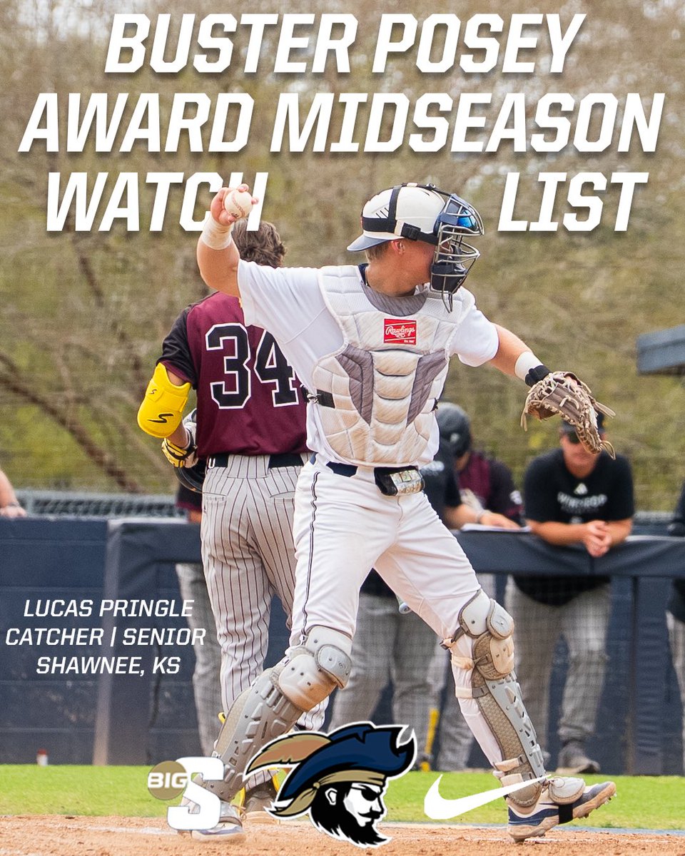 Charleston Southern Baseball (@csu_bucbaseball) on Twitter photo One of the best in the nation ๐ดโโ ๏ธ
<a href="/LucasPringle01/">Lucas Pringle</a> was named to the Buster Posey Award Midseason Watchlist last week. He is the first in program history to be and one of two catchers in the Big South to be selected this season. One of the best in the nation ๐ดโโ ๏ธ
<a href="/LucasPringle01/">Lucas Pringle</a> was named to the Buster Posey Award Midseason Watchlist last week. He is the first in program history to be and one of two catchers in the Big South to be selected this season.