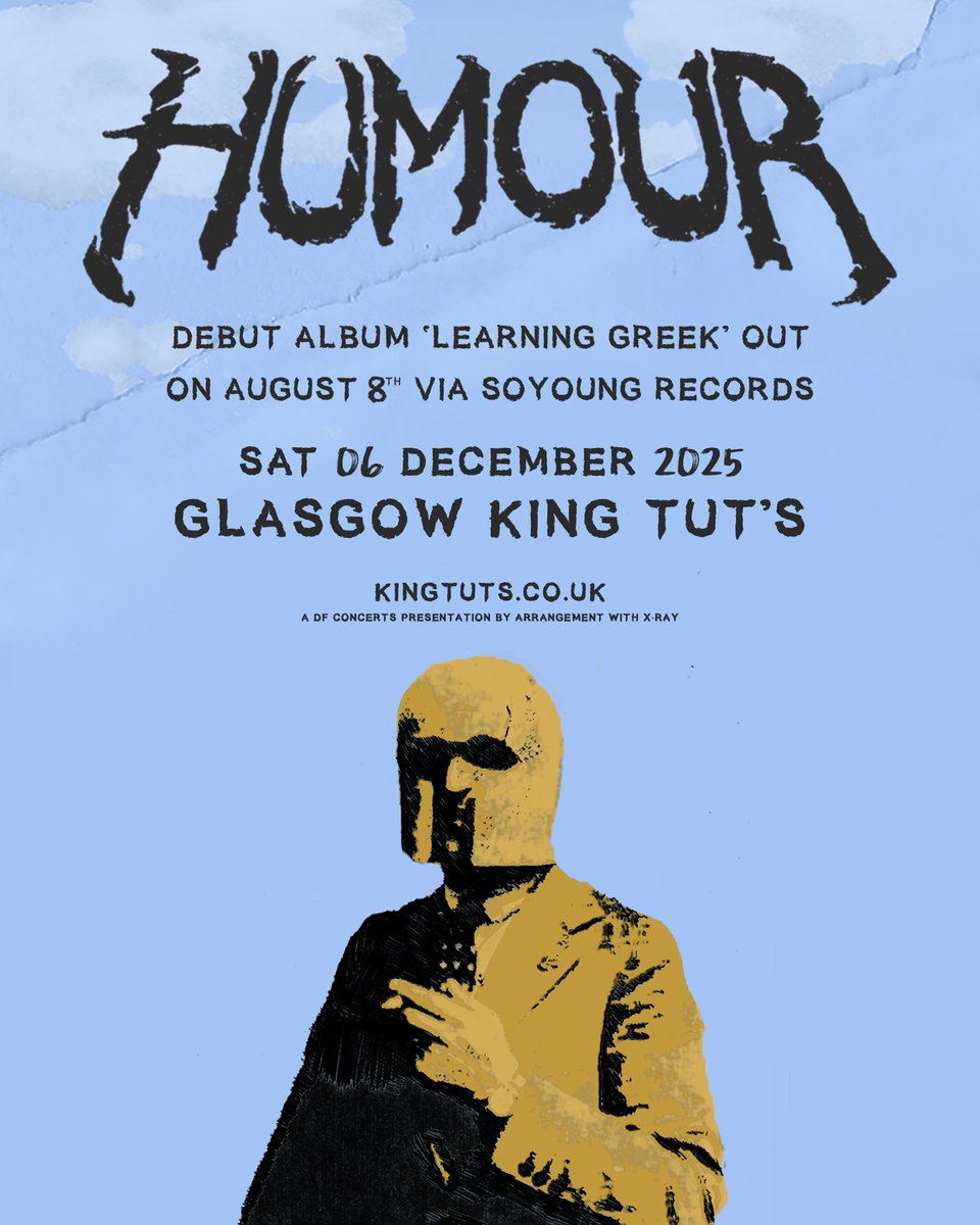 JUST ANNOUNCED » Humour
King Tut's | 6th December 2025
MORE INFO ⇾ ktwwh.co/humour