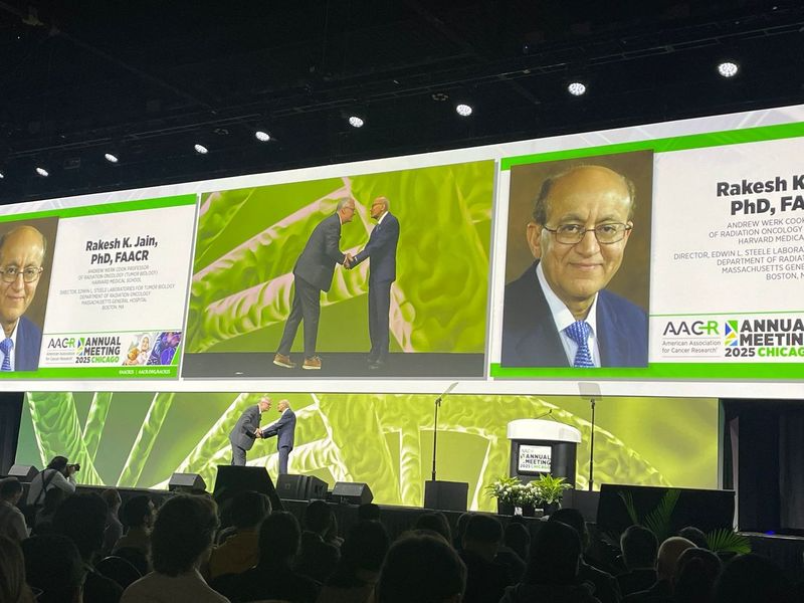 Mass General Brigham Research (@mgbresearchnews) on Twitter photo It was great to see our very own Rakesh Jain, PhD, FAACR, from <a href="/MGHSteeleLabs/">Edwin L. Steele Laboratories</a> receive the Lifetime Achievement in Cancer Research from <a href="/AACR/">AACR</a> at #AACR25!
Congrats! Read more: aacr.org/about-the-aacr… <a href="/MGHCancerCenter/">Mass General Cancer Center</a> It was great to see our very own Rakesh Jain, PhD, FAACR, from <a href="/MGHSteeleLabs/">Edwin L. Steele Laboratories</a> receive the Lifetime Achievement in Cancer Research from <a href="/AACR/">AACR</a> at #AACR25!
Congrats! Read more: aacr.org/about-the-aacr… <a href="/MGHCancerCenter/">Mass General Cancer Center</a>