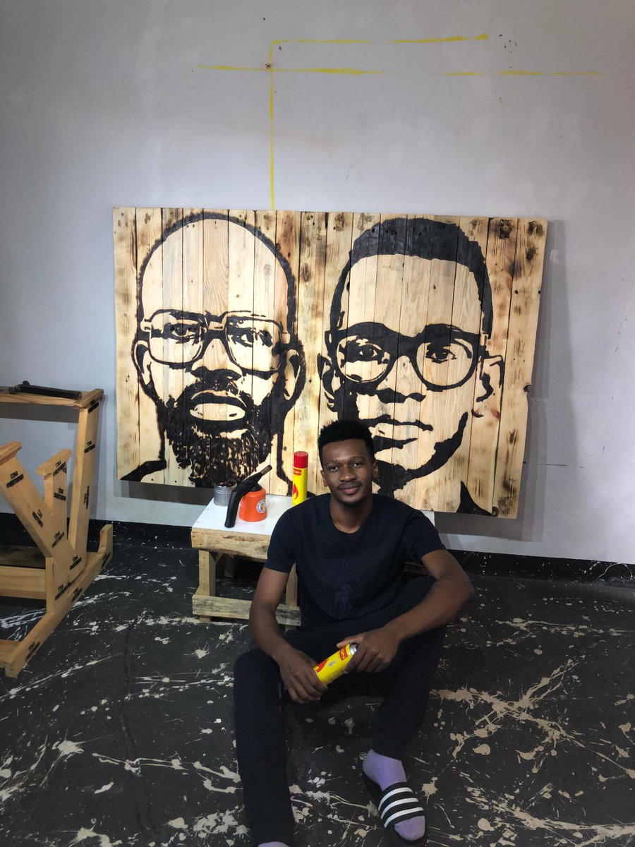 woodburn art for <a href="/RealBlackCoffee/">Black Coffee</a> &amp; <a href="/esonaaaaa/">SONA</a> 🔥🎨 please help me tag them🙏