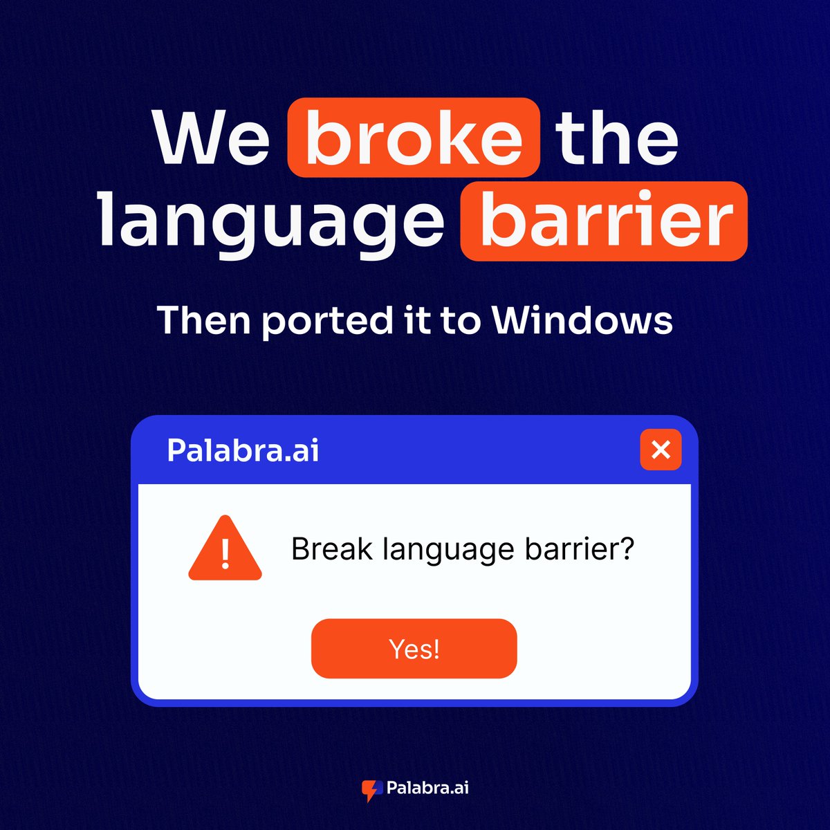 they said "just use a plugin."
we said "no."

<a href="/PalabraAI/">Palabra.ai</a> .ai is now on Windows.
Real-time voice-to-voice translation, built-in.

Download Palabra for Windows - bit.ly/4iv3aa9