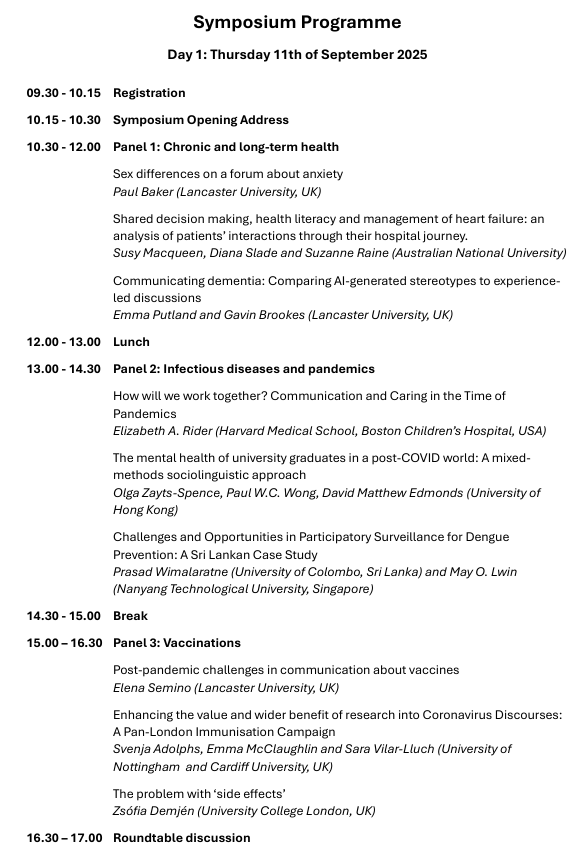 Intl Consortium for Communication in Health Care tweet media