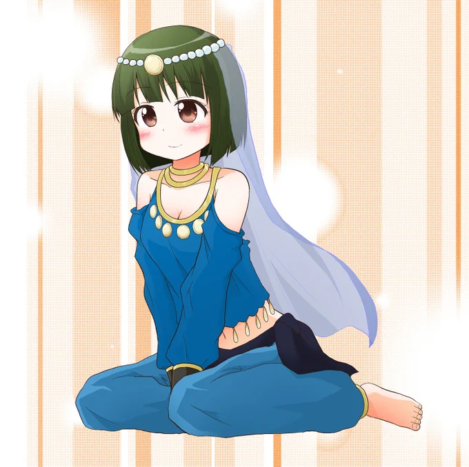 きんいろモザイク。 初めてイギリスに行った頃の絵ですね #時止過去未来