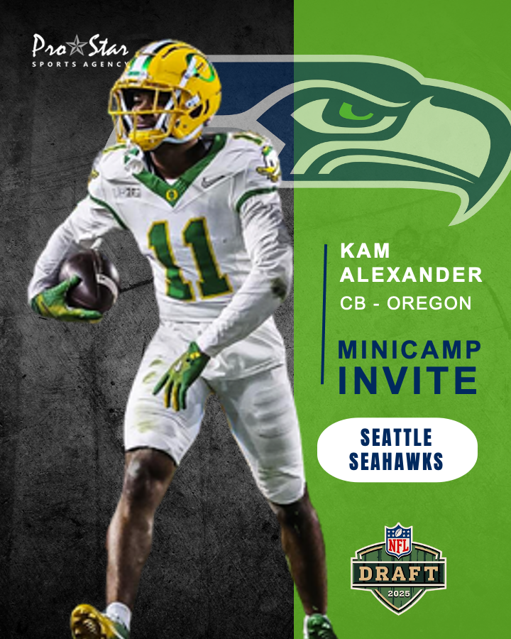 Congratulations, Kam!   <a href="/Kamo_Bamo/">SPEEDY2x</a> (aka "Speedy") stays in the Pacific Northwest after accepting an invitation by the <a href="/Seahawks/">Seattle Seahawks</a> to compete in this weekend's RMC!  The first step in the process!  LET'S GO!