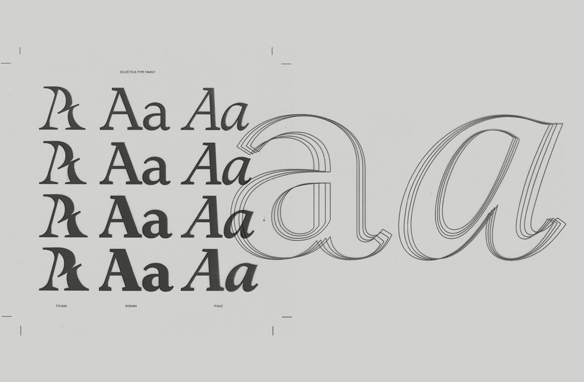 [New Font Release] Sudtipos released Ecléctica designed by Iván Castro. typecache.com/news/6303/ #typecache